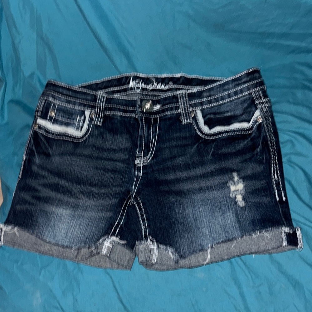 Aeropostale Dark Wash Jean Shorts
